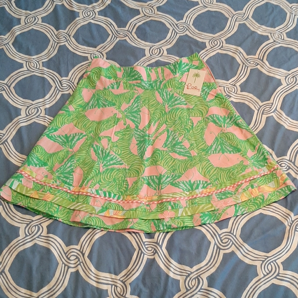 NWT VTG Lilly Pulitzer Brazilian Court Marla Skirt